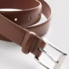 Cinturón de imitación de cuero de estilo clásico