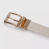 Cinturón reversible con hebilla metálica