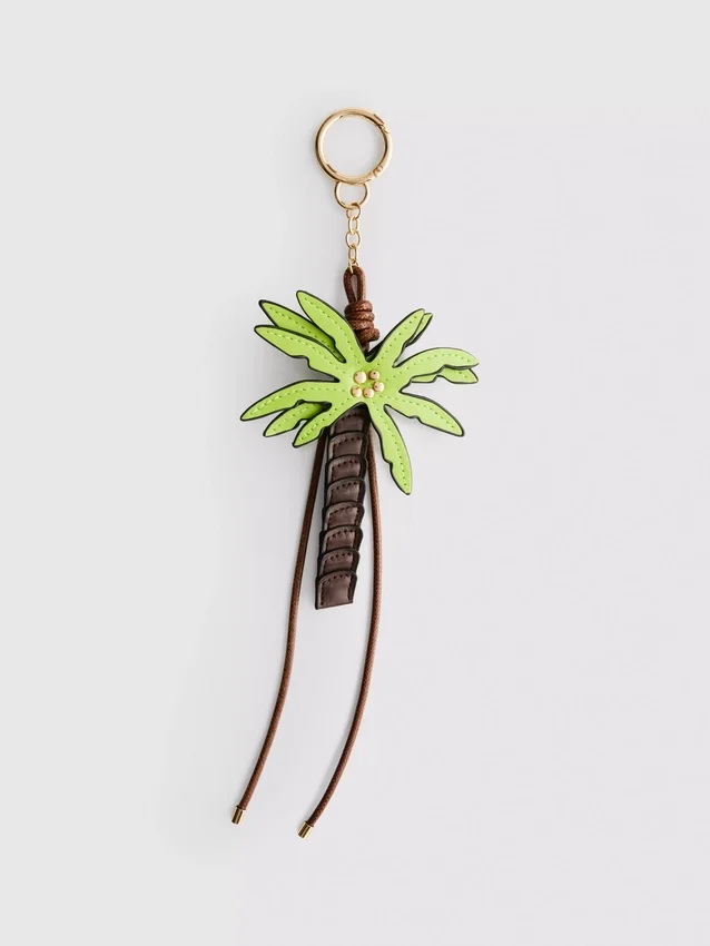 Colgante para bolso con forma de palmera