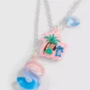 Collar con colgante de inicial de Stitch de Disney