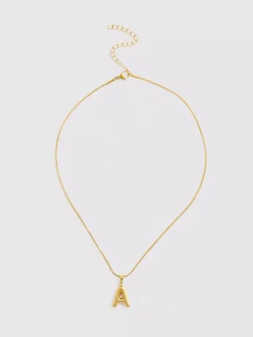 Collar con iniciales resistente al agua