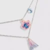 Collar de varias vueltas con inicial de Stitch de Disney