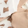 Conjunto de 2 piezas de gorro y manoplas de osito para recién nacidos