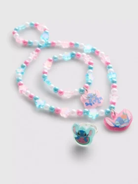 Conjunto de 3 piezas de joyas de Stitch de Disney