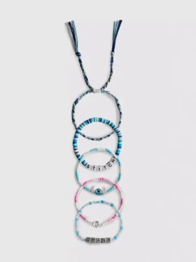 Conjunto de 5 pulseras de Stitch de Disney