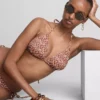 Conjunto de bikini triangular con lazos laterales