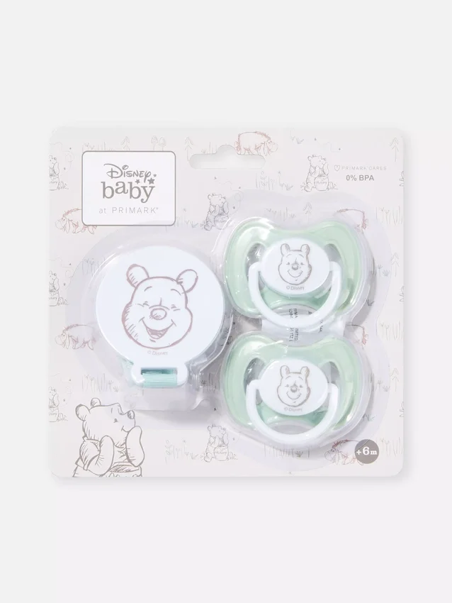 Conjunto de chupete y soporte de Winnie the Pooh de Disney