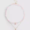 Conjunto de collares con iniciales