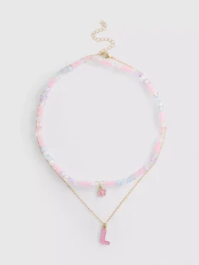 Conjunto de collares con iniciales