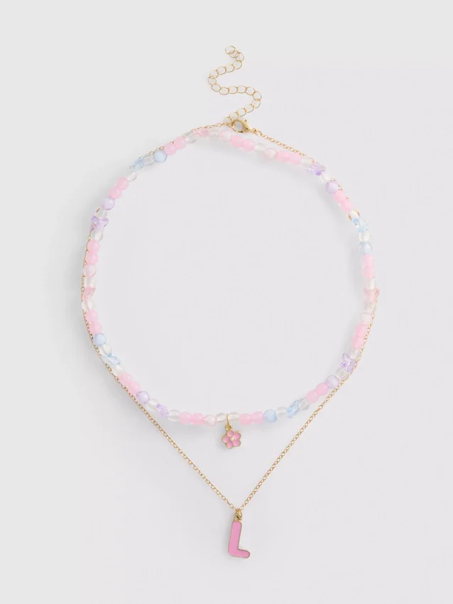 Conjunto de collares con iniciales