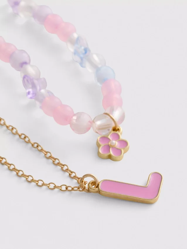 Conjunto de collares con iniciales