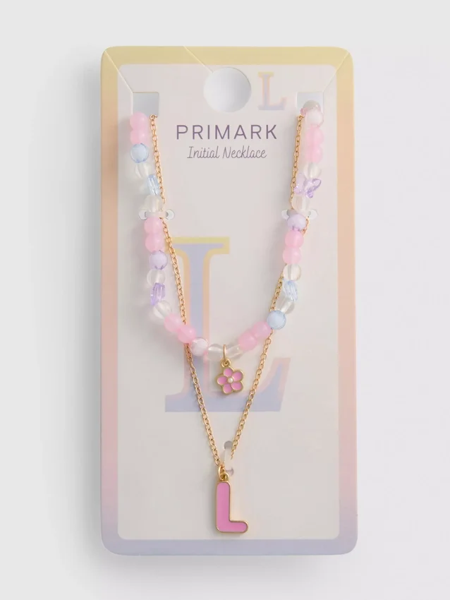 Conjunto de collares con iniciales