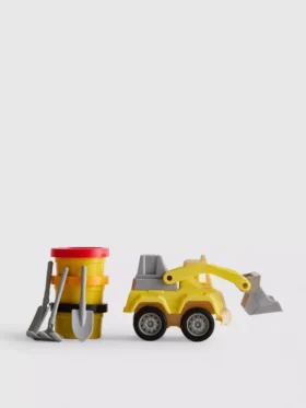 Conjunto de excavadora y plastilina