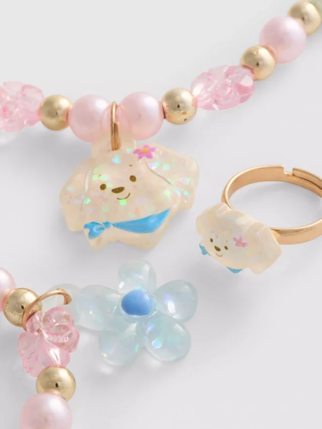 Conjunto de joyas de perritos de 3 piezas
