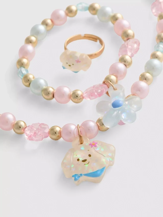 Conjunto de joyas de perritos de 3 piezas