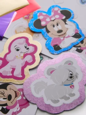 Conjunto de pegatinas metalizadas de Minnie Mouse de Disney