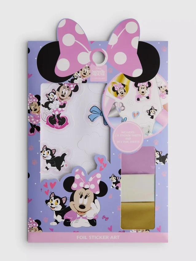 Conjunto de pegatinas metalizadas de Minnie Mouse de Disney