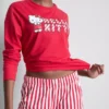 Conjunto de pijama a rayas de Hello Kitty