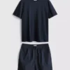 Conjunto de pijama con camiseta y pantalones cortos