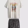 Conjunto de pijama corto de Guns N' Roses