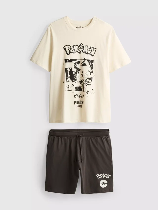 Conjunto de pijama corto de Pokémon