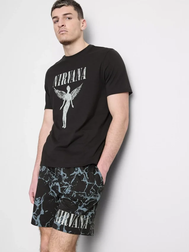 Conjunto de pijama corto Nirvana