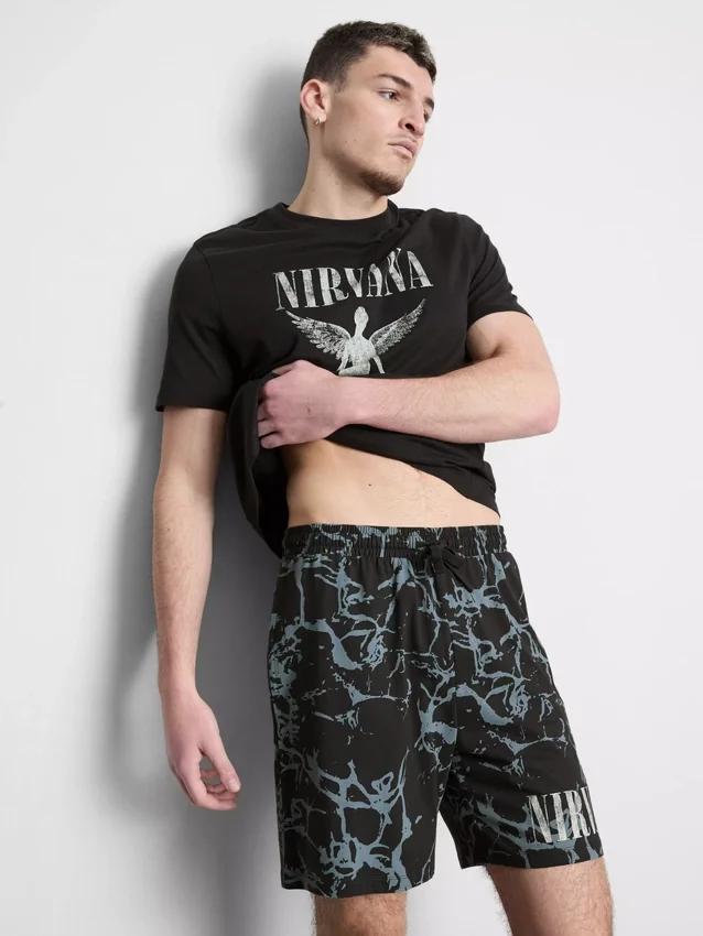 Conjunto de pijama corto Nirvana