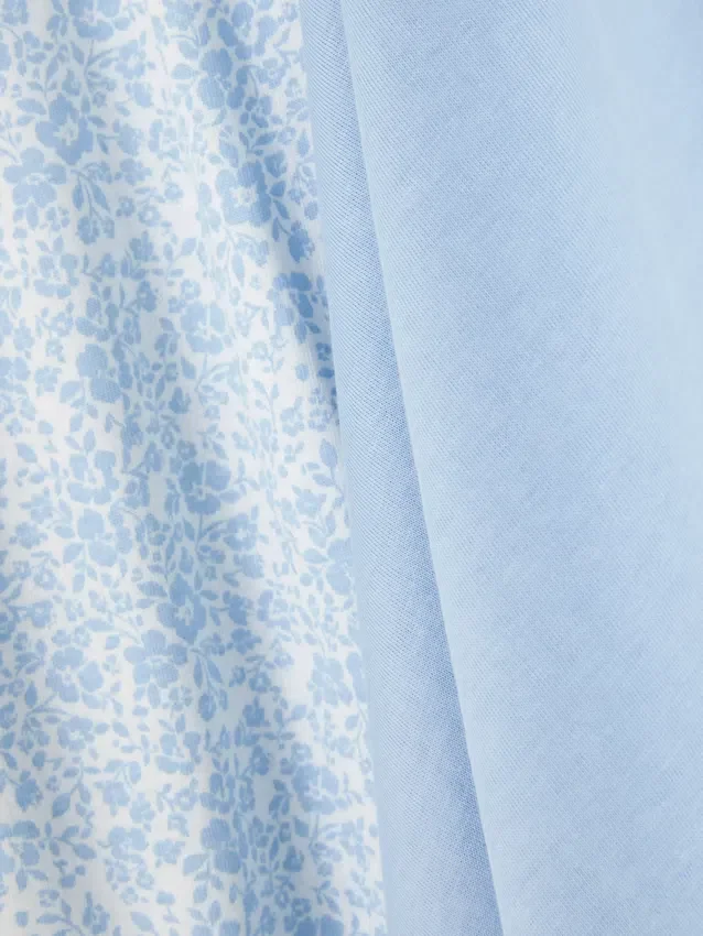 Conjunto de pijama de manga corta estampado