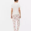 Conjunto de pijama de manga corta estampado