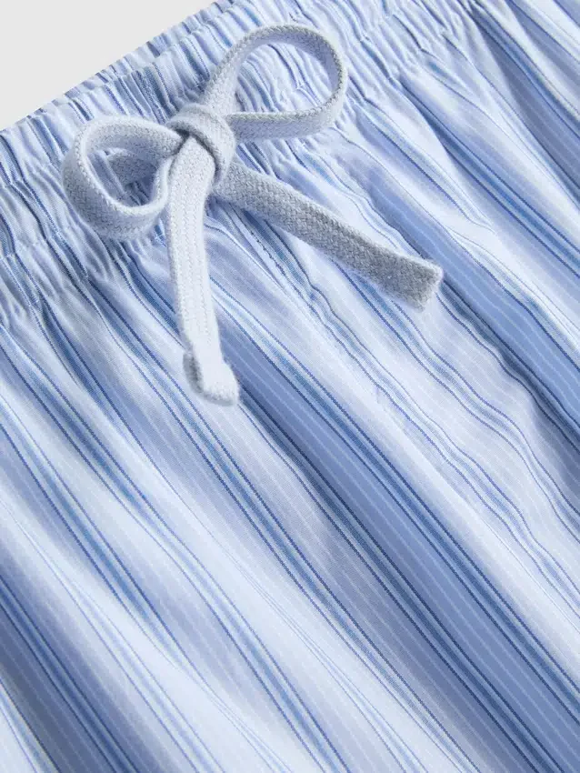 Conjunto de pijama de manga larga a rayas