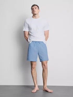 Conjunto de pijama de pantalones cortos a rayas