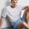 Conjunto de pijama de pantalones cortos a rayas