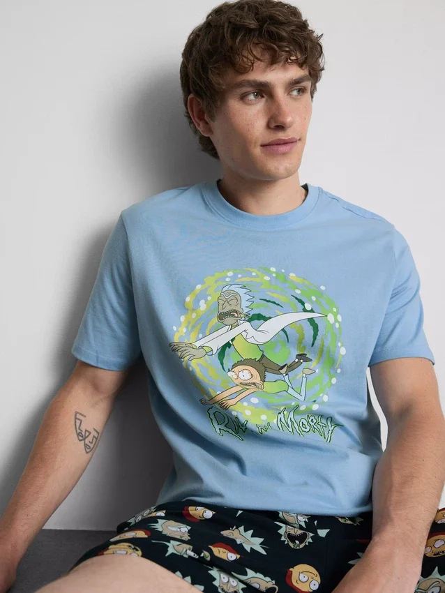 Conjunto de pijama de Rick y Morty