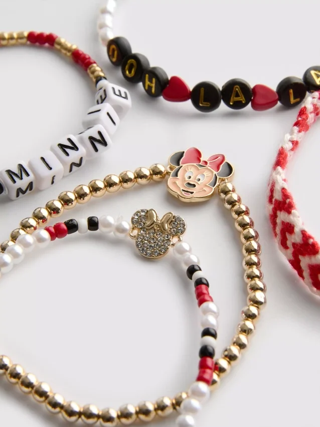 Conjunto de pulseras de Minnie Mouse de Disney