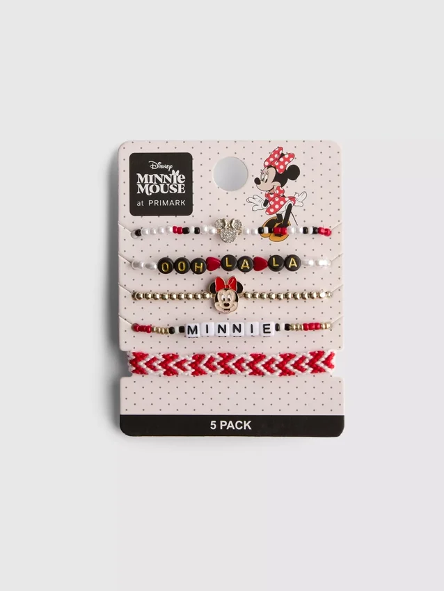 Conjunto de pulseras de Minnie Mouse de Disney