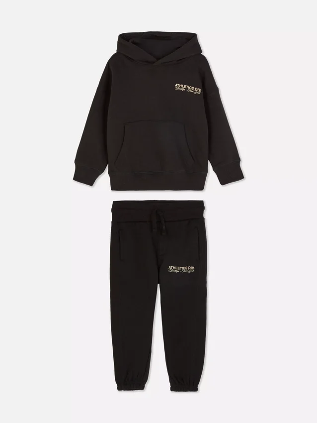 Conjunto de sudadera con capucha y pantalones de chándal de la línea Athletics