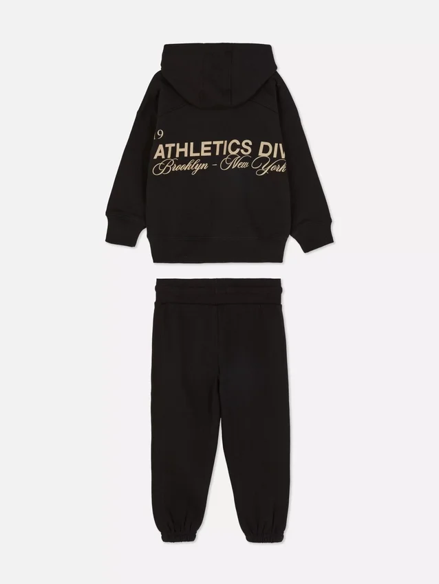 Conjunto de sudadera con capucha y pantalones de chándal de la línea Athletics