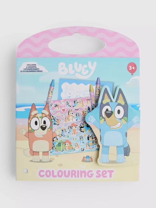 Conjunto para colorear de Bluey