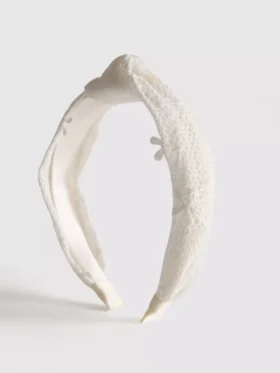 Diadema con nudo floral