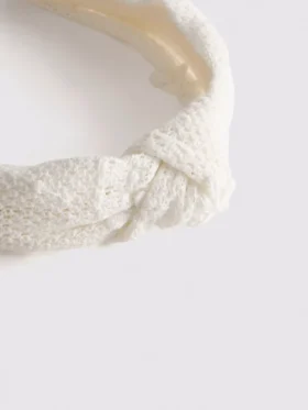 Diadema con nudo floral