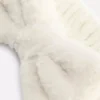 Diadema de felpa con moño