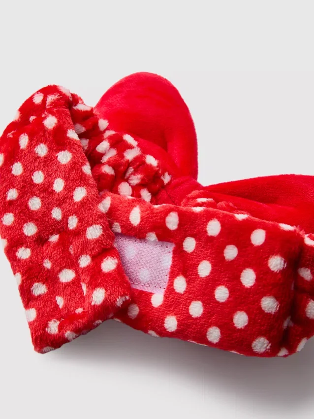 Diadema de peluche con moño de Minnie Mouse de Disney