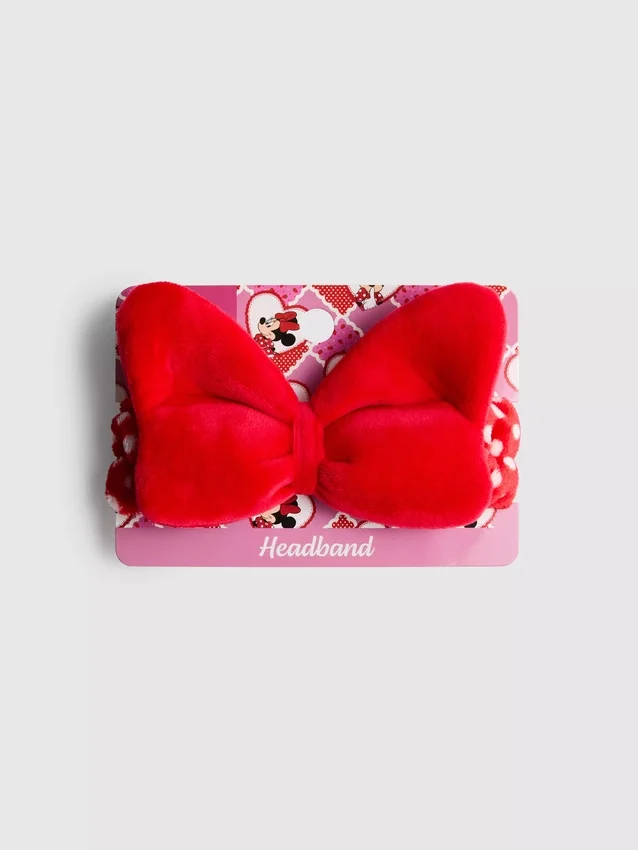 Diadema de peluche con moño de Minnie Mouse de Disney