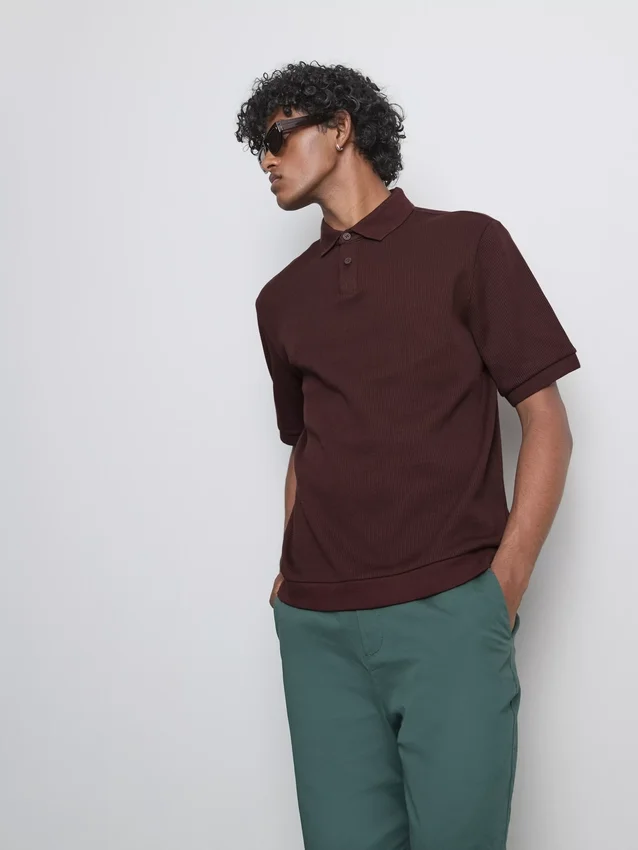 El polo acanalado de The Edit