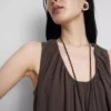 El vestido largo tipo trapecio de The Edit