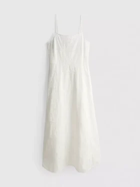 El vestido midi bordado de The Edit