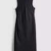El vestido midi sin mangas de lino de The Edit