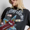 El vestido tipo camiseta con diseño gráfico de los Rolling Stones