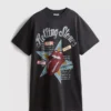 El vestido tipo camiseta con diseño gráfico de los Rolling Stones