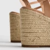 Espadrillas con cuña y adornos